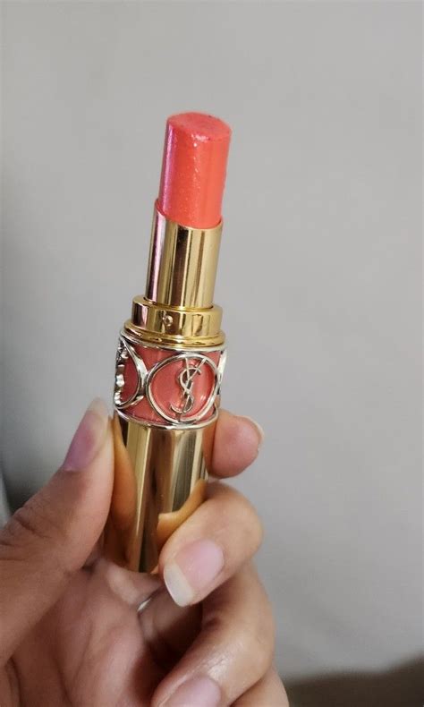 YSL Corail Marrakech (14) Rouge Volupte Shine Oil.